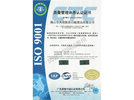 ISO9001质量管理体系认证